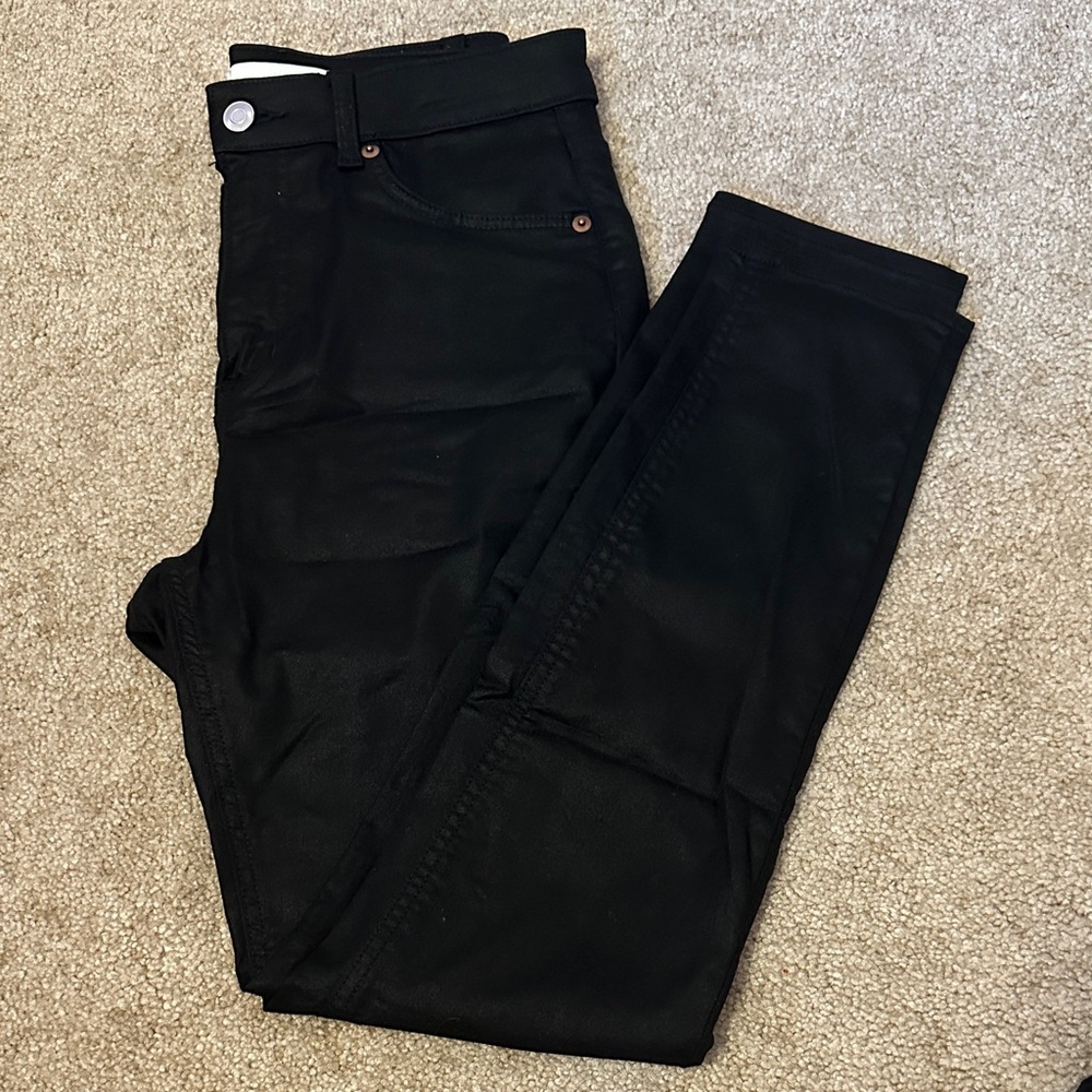 H&M Women's High Rise Black Jeans